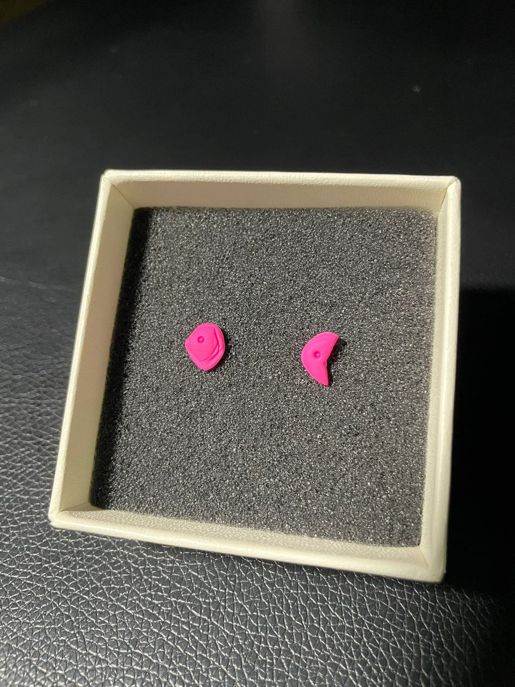 Handmade Mismatched Climbing Hold Shaped Earring Set